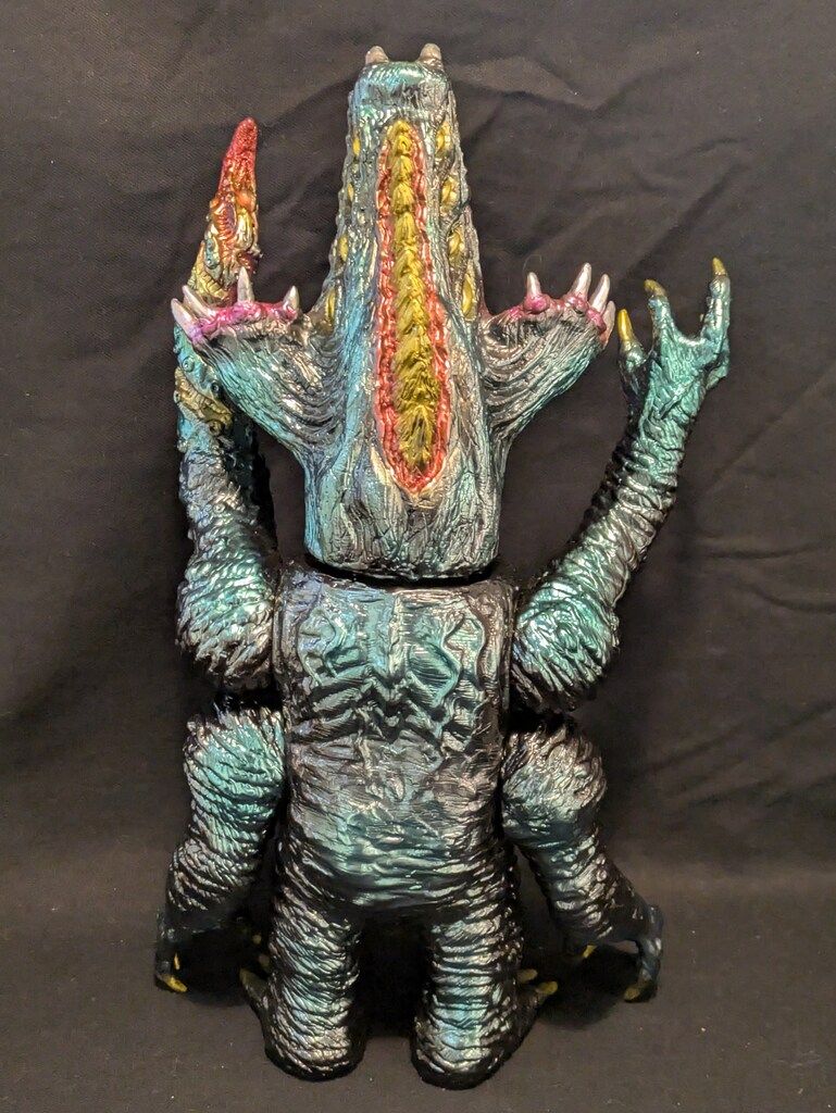 SKULL HEAD BUTT マーミット ビブラント 黒成型/メタ緑/金/赤 SKULL HEAD BUTT マーミット ビブラント 黒成型/メタ緑/金/赤