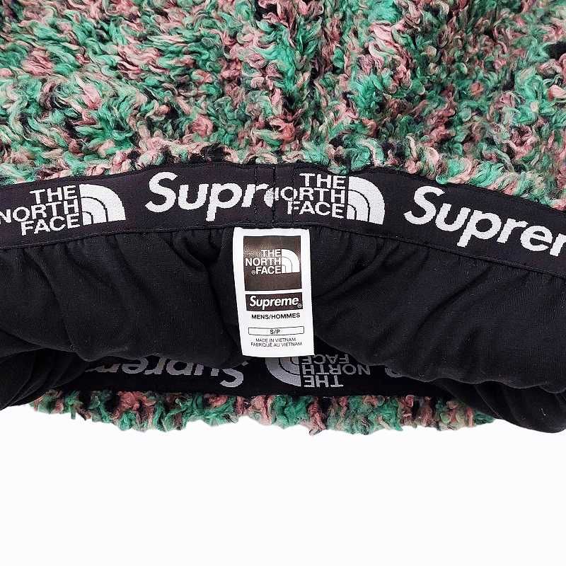 シュプリーム SUPREME ×THE NORTH FACE HIGH PILE FLEECE SHORT 23SS コラボ ショートパンツ  ハーフパンツ イージー フリース ミックス NB02308I 緑 ピンク系 S 0509 - メルカリ