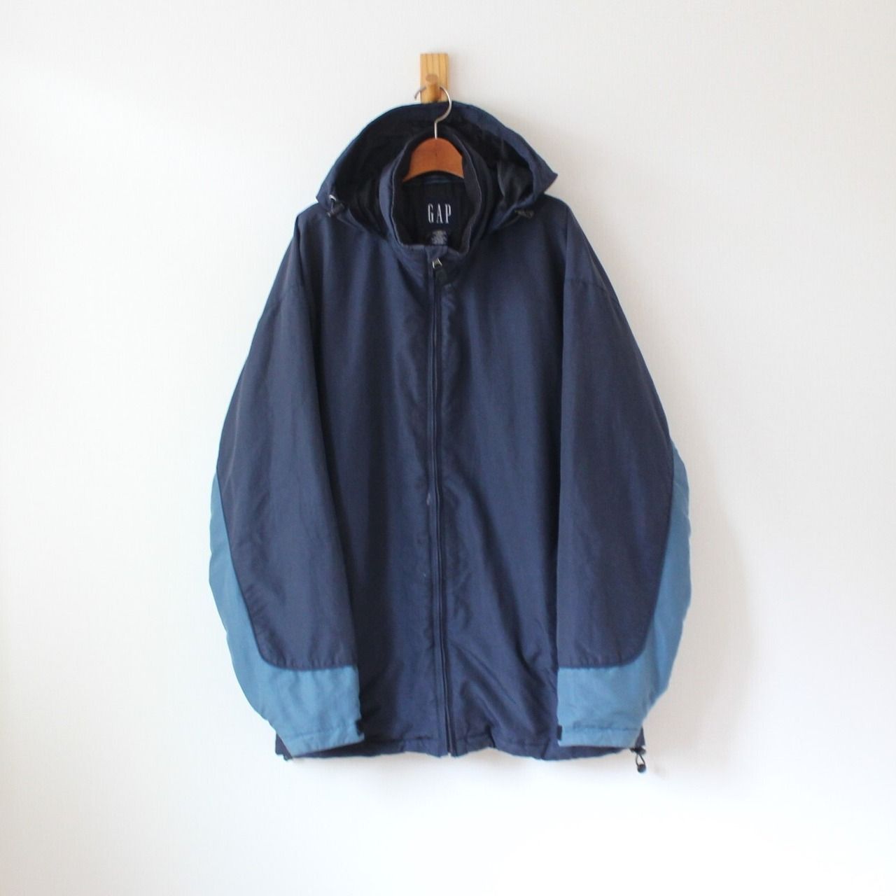 GAP ギャップ 00s ナイロンジャケット ネイビー×ブルー L (w GAP ギャップ 00s ナイロンジャケット ネイビー×ブルー L (w