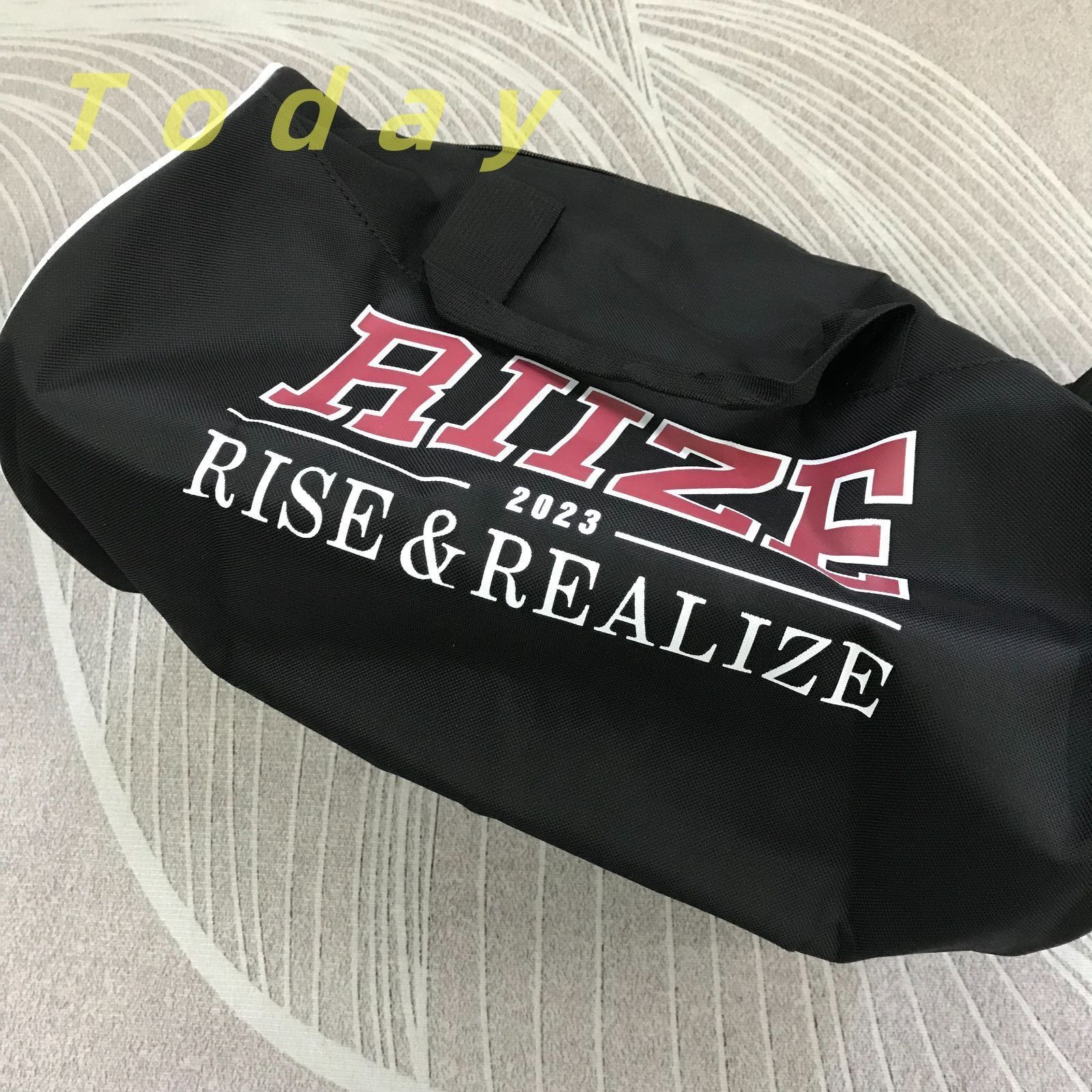 未使用☆RIIZE ボストンバッグ / BLACK RIIZE ボストンバッグ