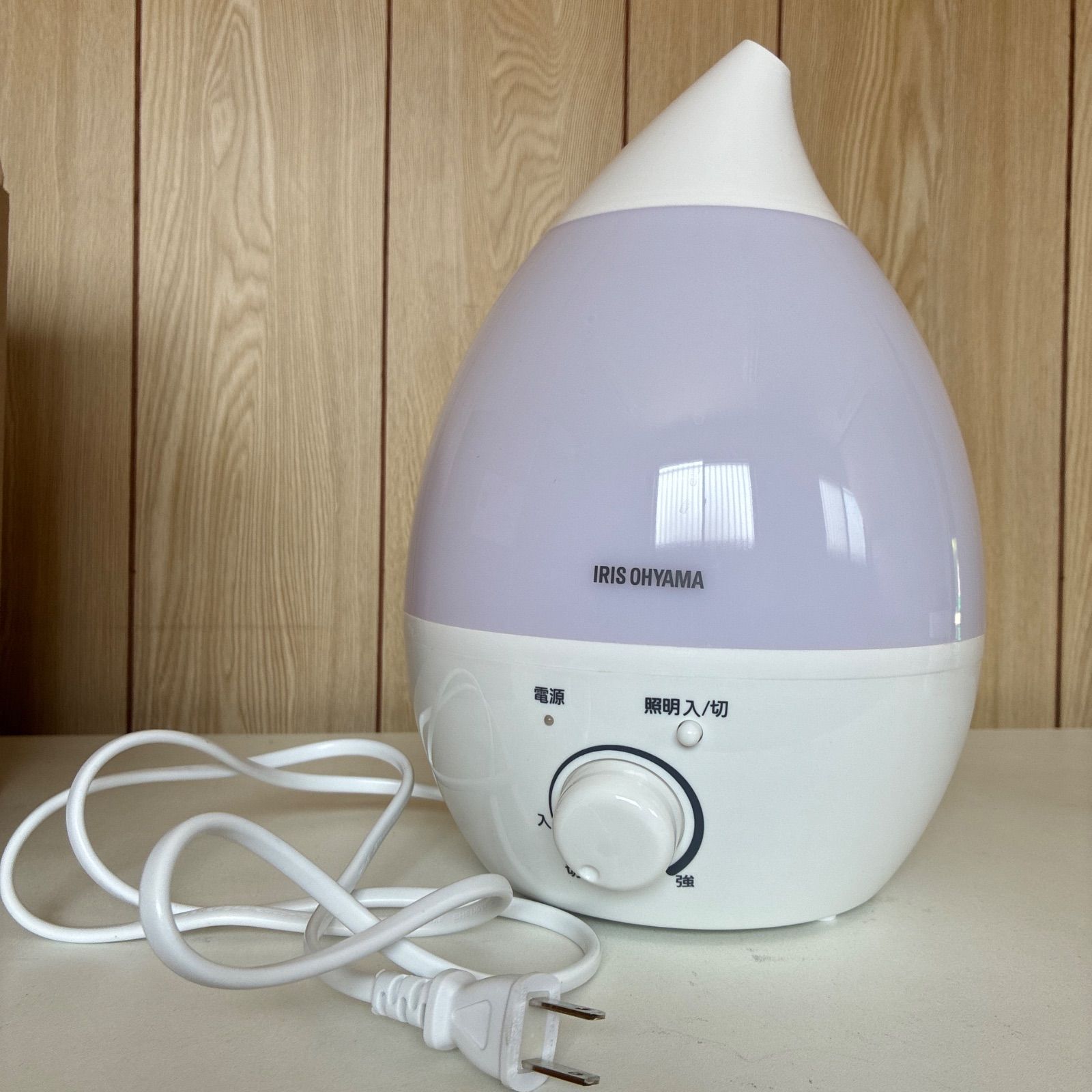 加湿器 超音波加湿器 アイリスオーヤマ - メルカリ