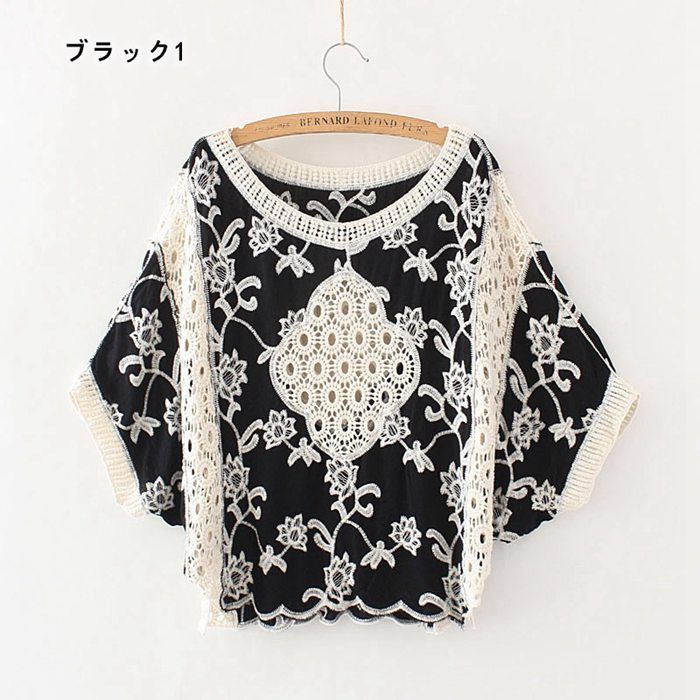 レース ブラウス レディース ス 半袖 レースブラウス 夏 プルオーバー Tシャツ 花柄 体型カバー シースルー 透け感 ゆったり カジュアルTシャツ レース ブラウス レディース トップス 半袖 レースブラウス 夏