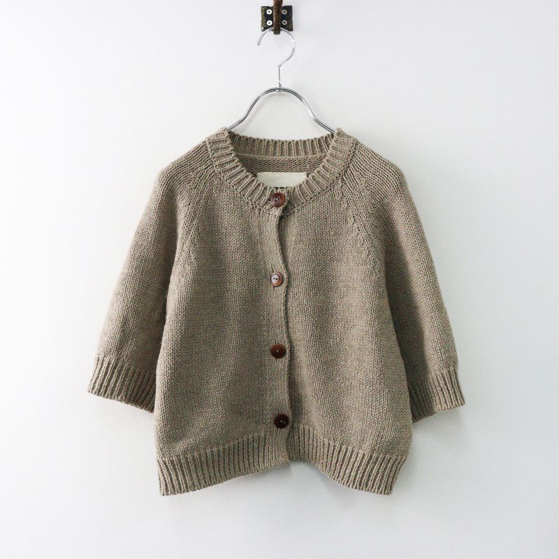 美品 コルデラ CORDERA COTTON BUTTONED TOP コットンニット