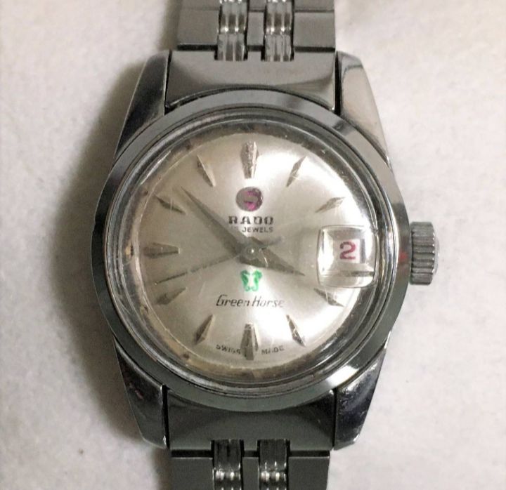 【稼働】RADO ゴールデンホース 自動巻き 時計 レディース シルバー デイト 稼働】RADO ゴールデンホース 自動巻き 時計 レディース シルバー