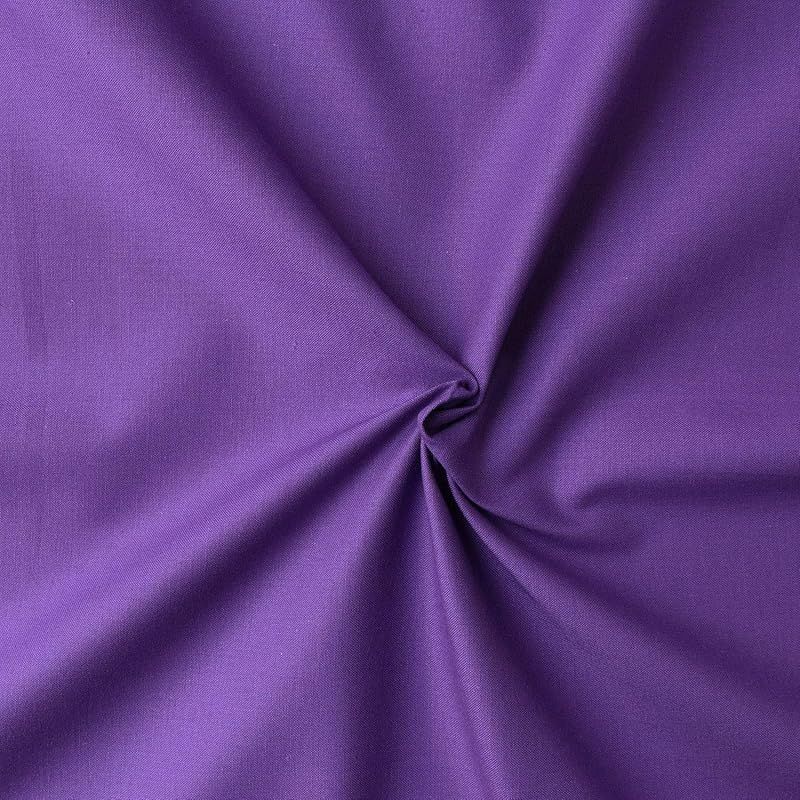 日本紐釦貿易 Nippon Chuko エイティスクエア 無地 生地 綿 シャーティング アヤメ パープル系 巾約110cm×50cm切売カット KD4630-116-50CM 生地 無地生地 エイティスクエア 1