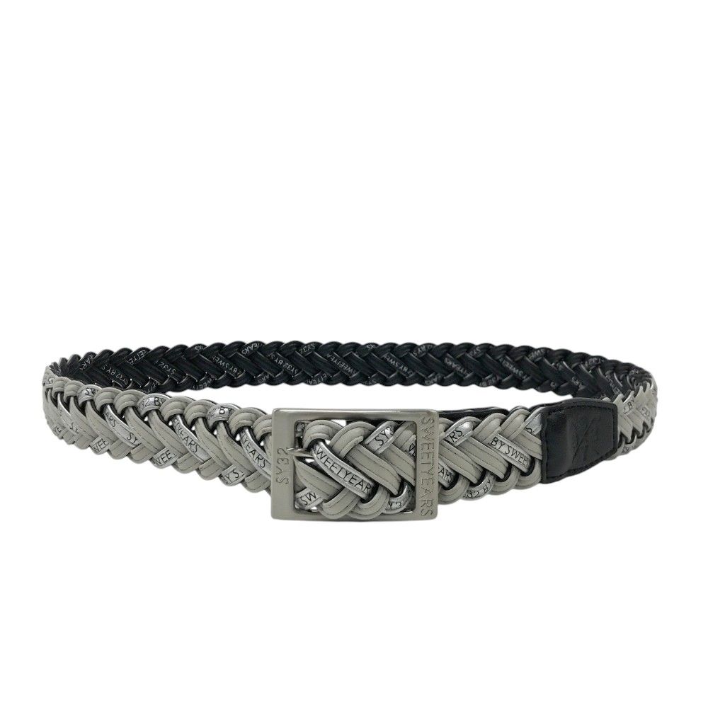 SY32 ベルト【新品未使用】 SY32 by SWEET YEARS - LOGO EMBOSS BELT | ベルト | ブラック