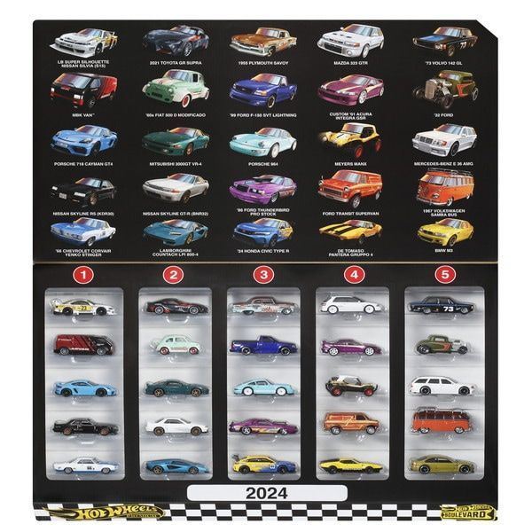 マテル Mattel HRW96 ホットウィール ブールバード 25カー ファクトリーセット [ミニカー]