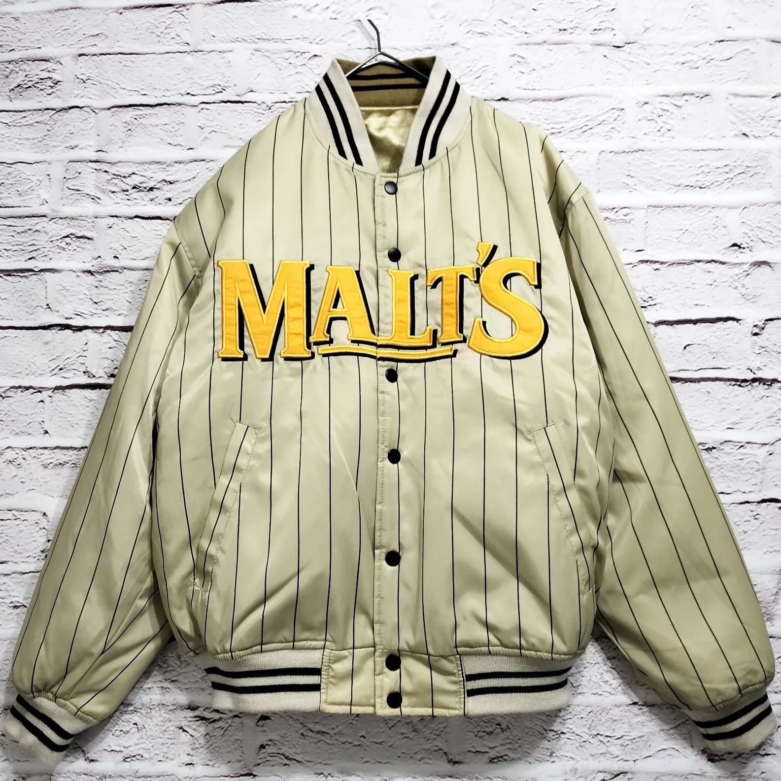 美品】MALTS モルツビール リバーシブル 中綿スタジャン 非売品 - メルカリ