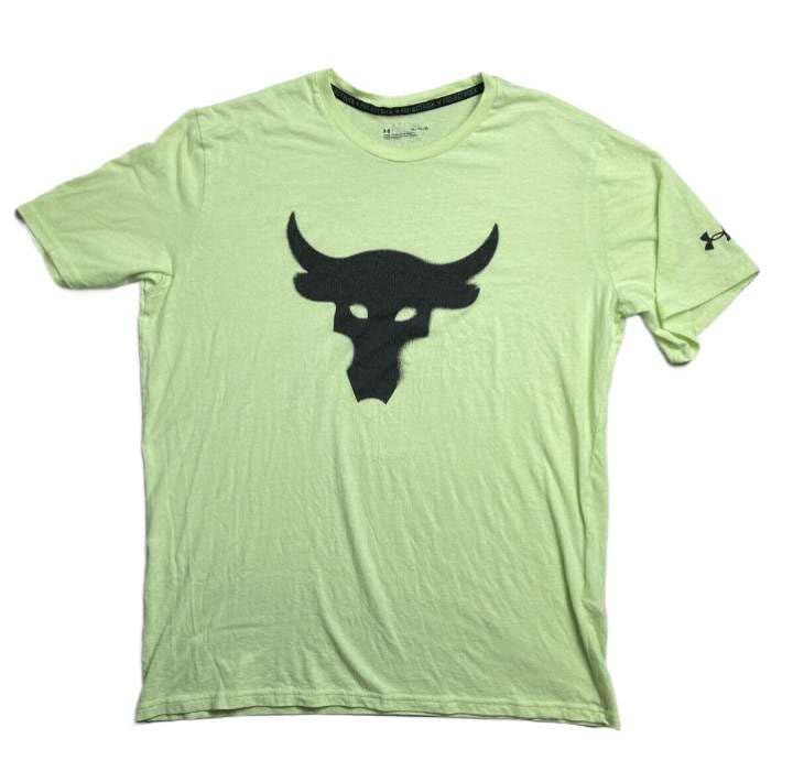 [アンダーアーマー] UAプロジェクトロック ブラマブル ショートスリーブ [Phosphor Green / / Black] [2XL]