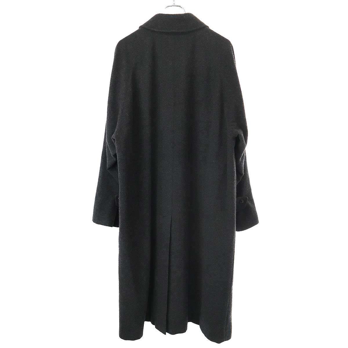 COMOLI コモリ 24AW カシミヤバルカラーコート A03-04016 チャコール 2 