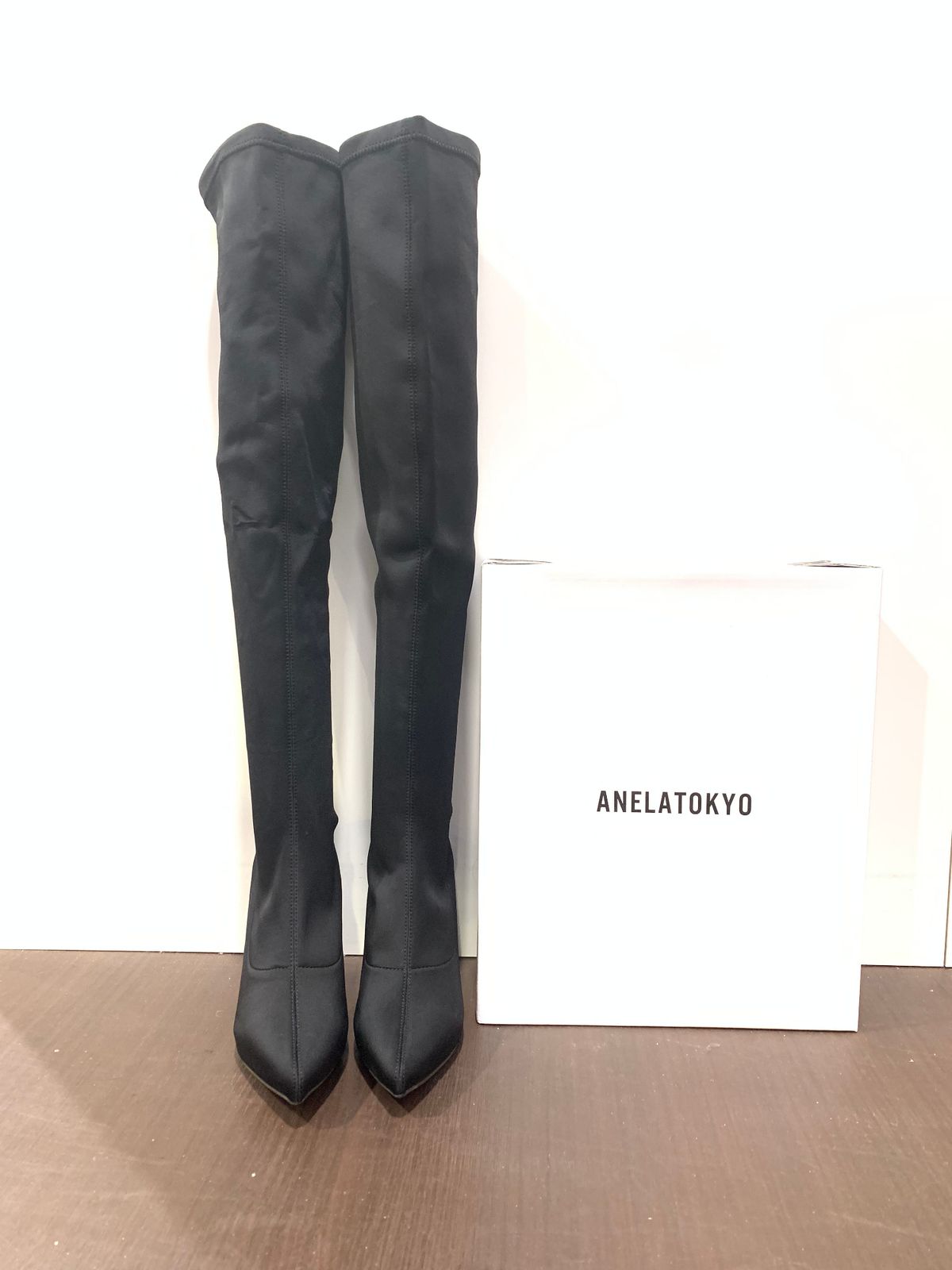 箱付 ANELATOKYO アネラトーキョー A2109-502 ポインテッドトゥ 