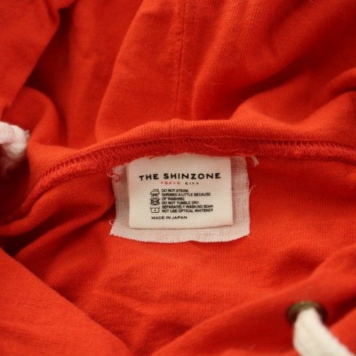 最終値下げ！タグ付き未使用　シンゾーン　フーディロングTシャツオレンジ shinz-22mmscu01_c.jpg