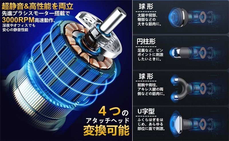 筋膜リリースガン 業界最軽量 AIタイマー きんまくリリース電動ガン 6段階超強力振動 8mm深層振幅 静音 218g超軽量 MINI Type-C急速充電 ミニ筋膜ガン 持ち運び便利 誕生日プレゼント父の日 母の日 クリスマス 3点