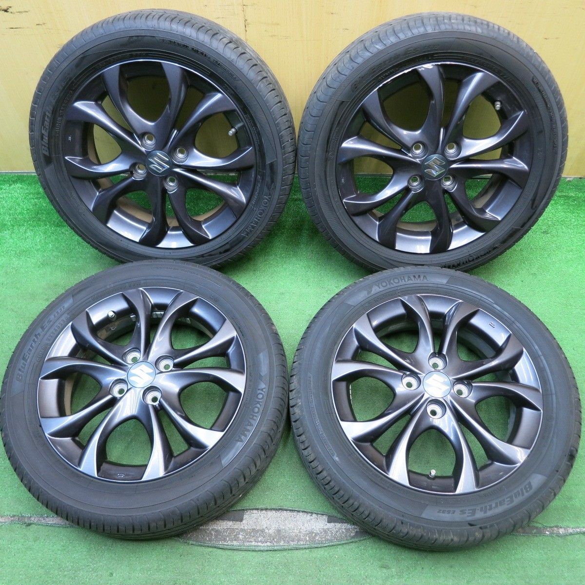 バリ溝！23年！9.5分以上☆スズキ ソリオ 純正 165/60R15 ヨコハマ 