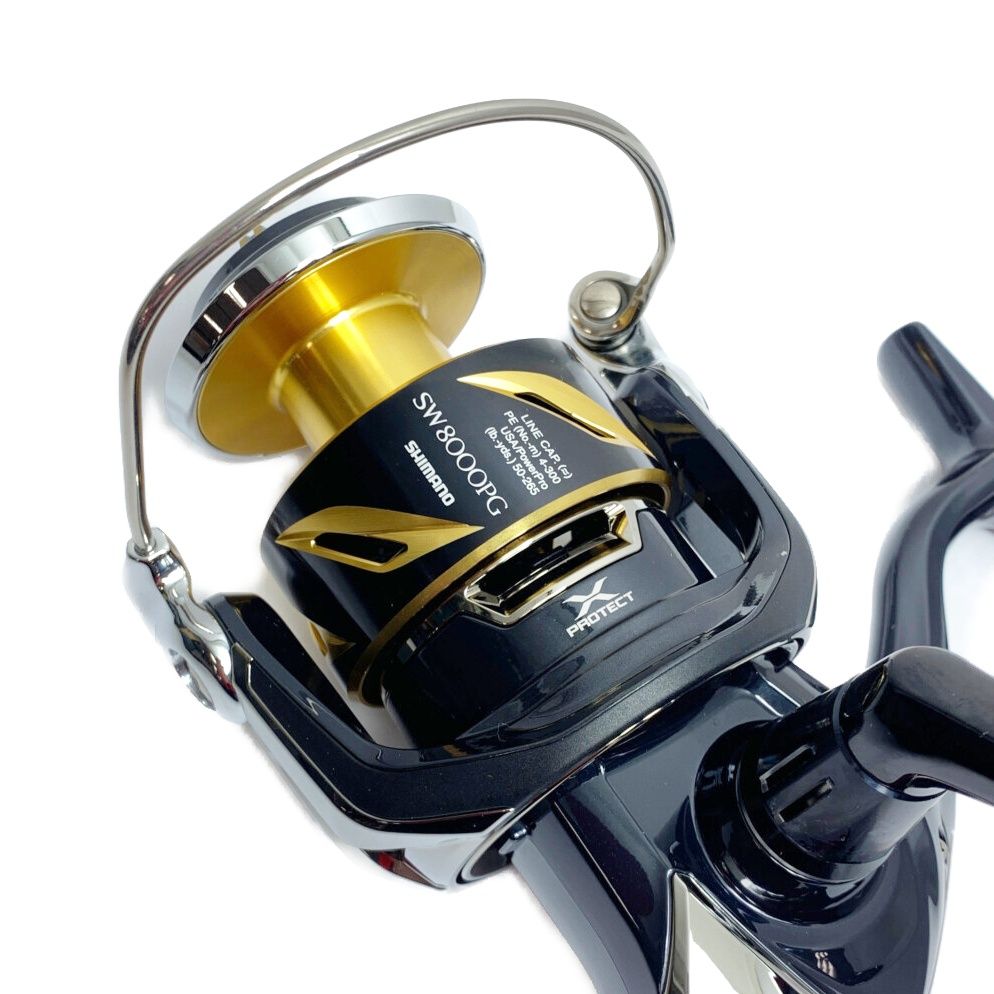シマノ　19ステラ8000PG 美品 SHIMANO シマノ 19 ステラSW 8000PG スピニングリール 03966