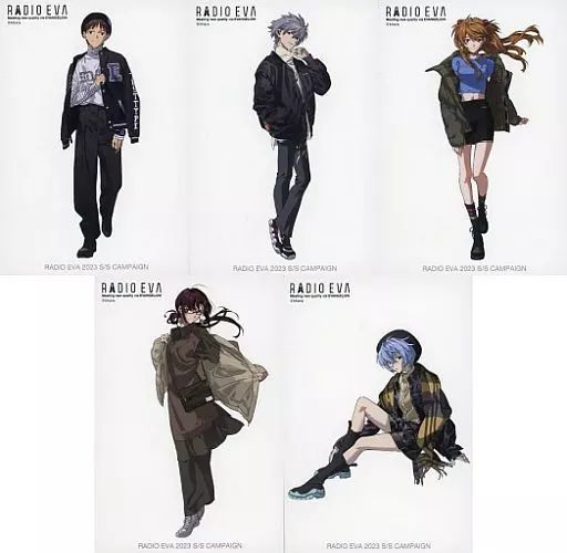 ポストカード 集合 注文 ポストカード5枚セット 「RADIO EVA 2023 S/S