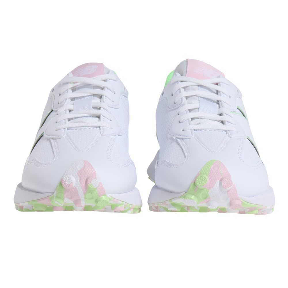 New Balance 574 ゴルフシューズ 女性用 ホワイト/ピンク New