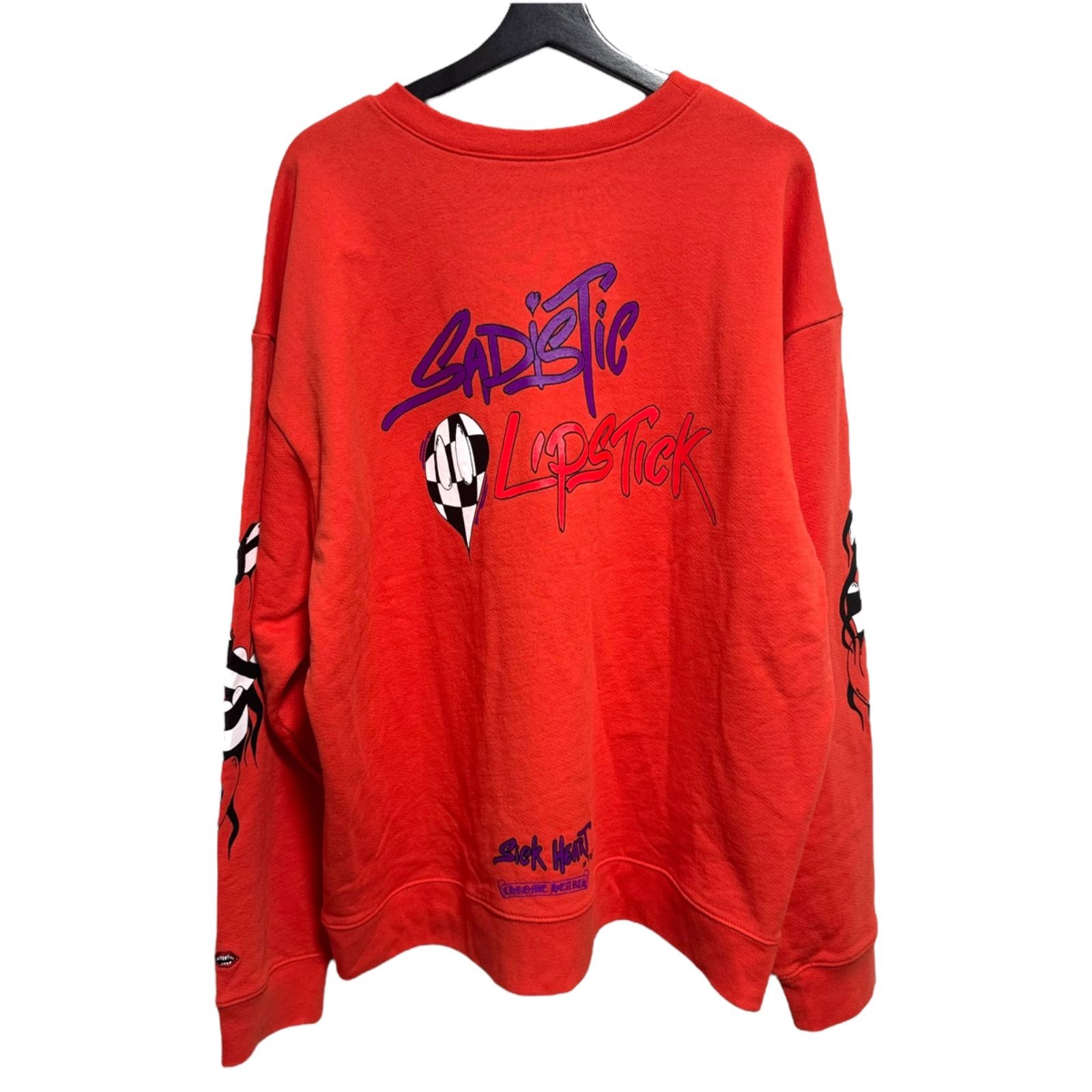 CHROME 【CHROME HEARTS】 23SS MATTY BOY SPARK THE HEART SWEAT 