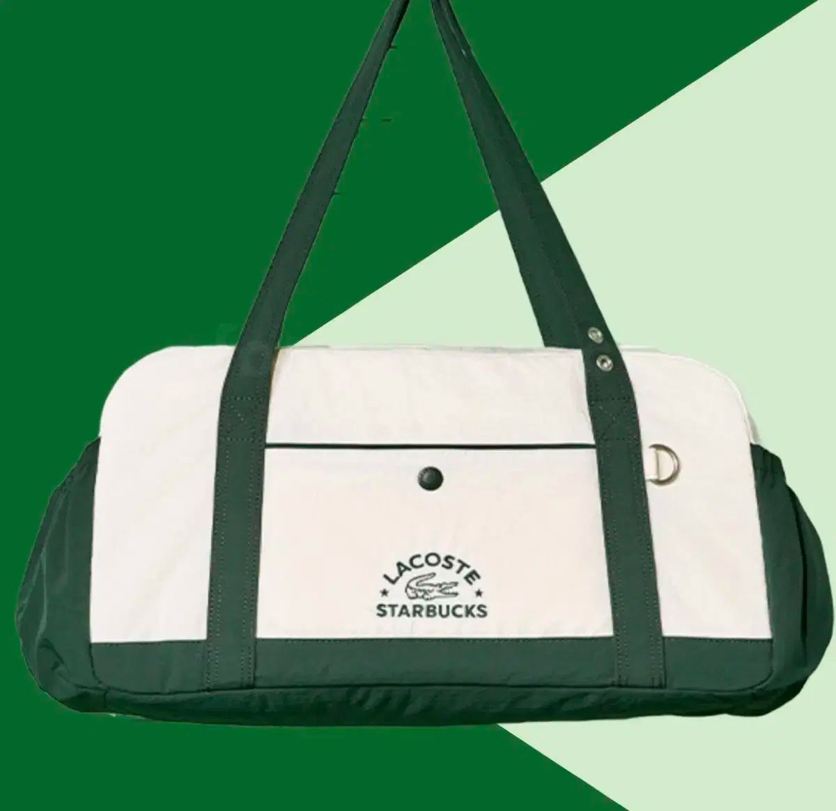 韓国スターバックス 】LACOSTE ラコステ バッグ グリーン非売品
