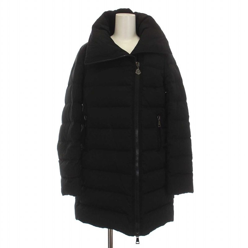 モンクレール MONCLER GERBOISE ジェルボワーズ ダウンコート ロング ジップアップ アウター 0 S 黒 ブラック 54543 /YM  - メルカリ