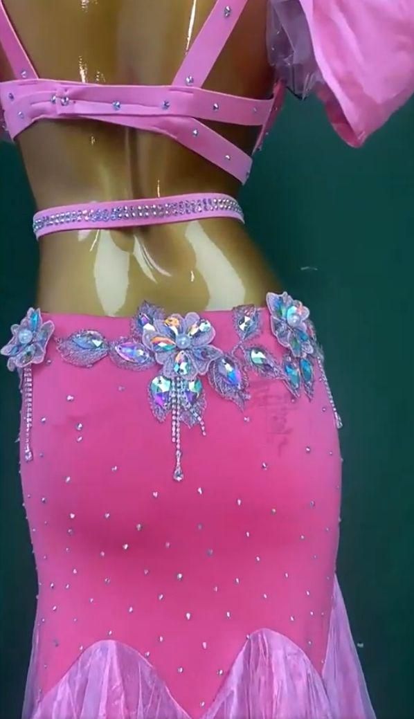 ブラベルトスカートセット ピンク