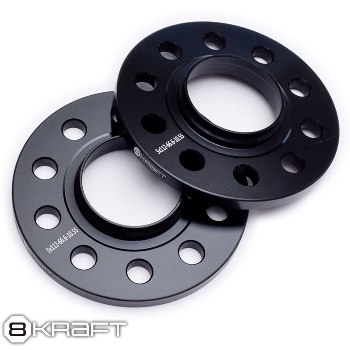 8KRAFT BMW MINI ミニ ハブ付 スペーサー 10.5ｍｍ 5H-112 φ66.6 ワイトレ PCD112 5穴 ハブ径 φ66.6 ワイドトレッドスペーサー