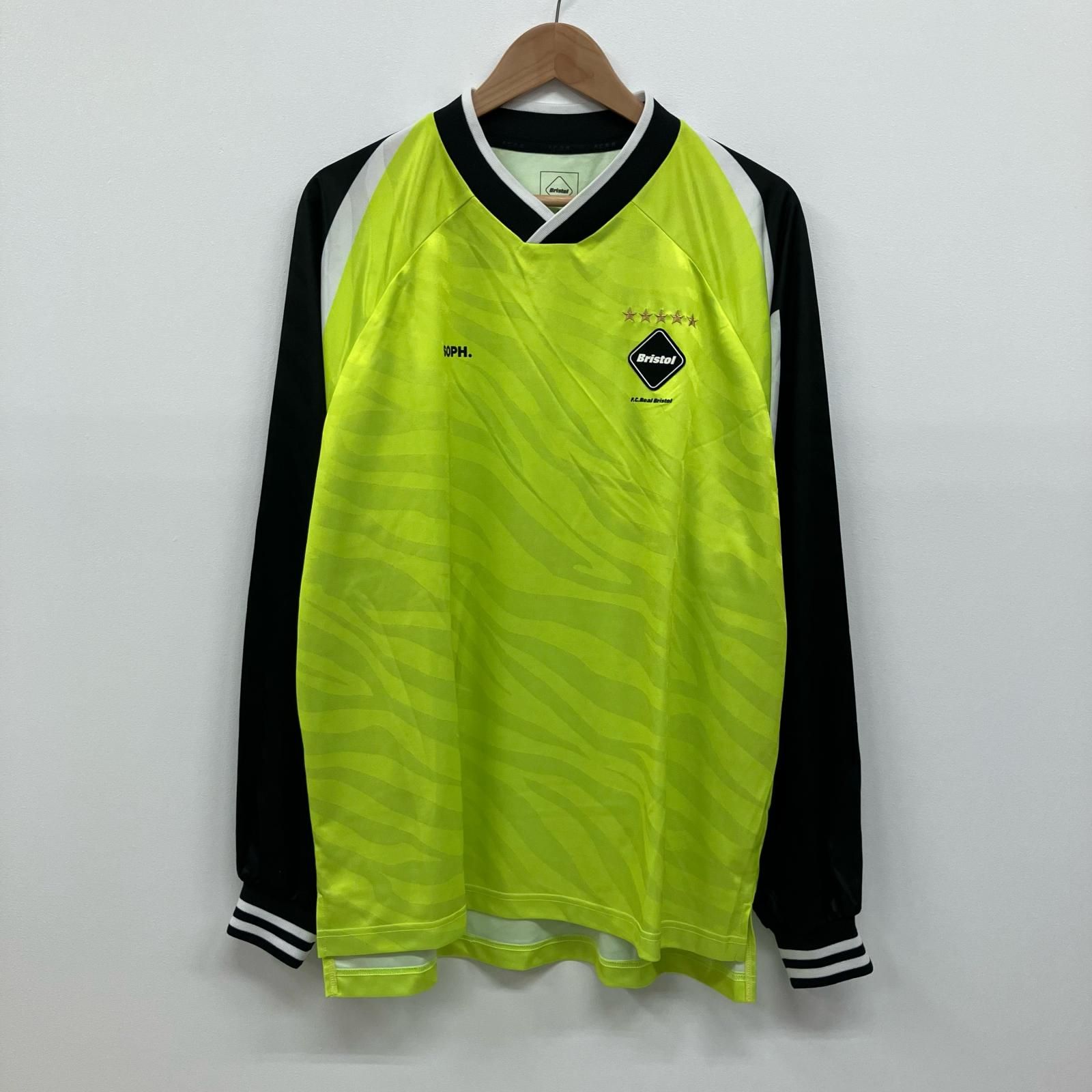 【イオン広店】  FCRB | エフシーアールビー 長袖シャツ L/S OVERSIZED GAME SHIRT FCRB-232003 イエロー サイズ：M 【103】