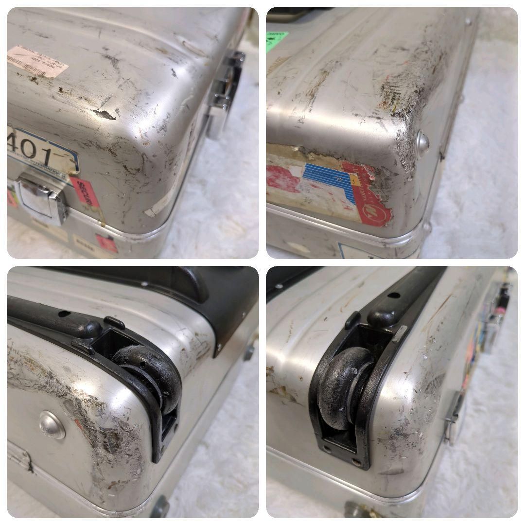 ZERO HALLIBURTON ゼロハリバートン アルミ 2輪 キャリーケース カード