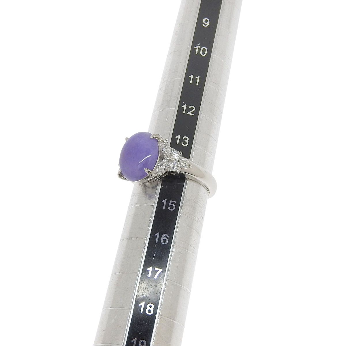 LH4.86/D0.64 ラベンダージェイダイト リング Pt900プラチナ リング  