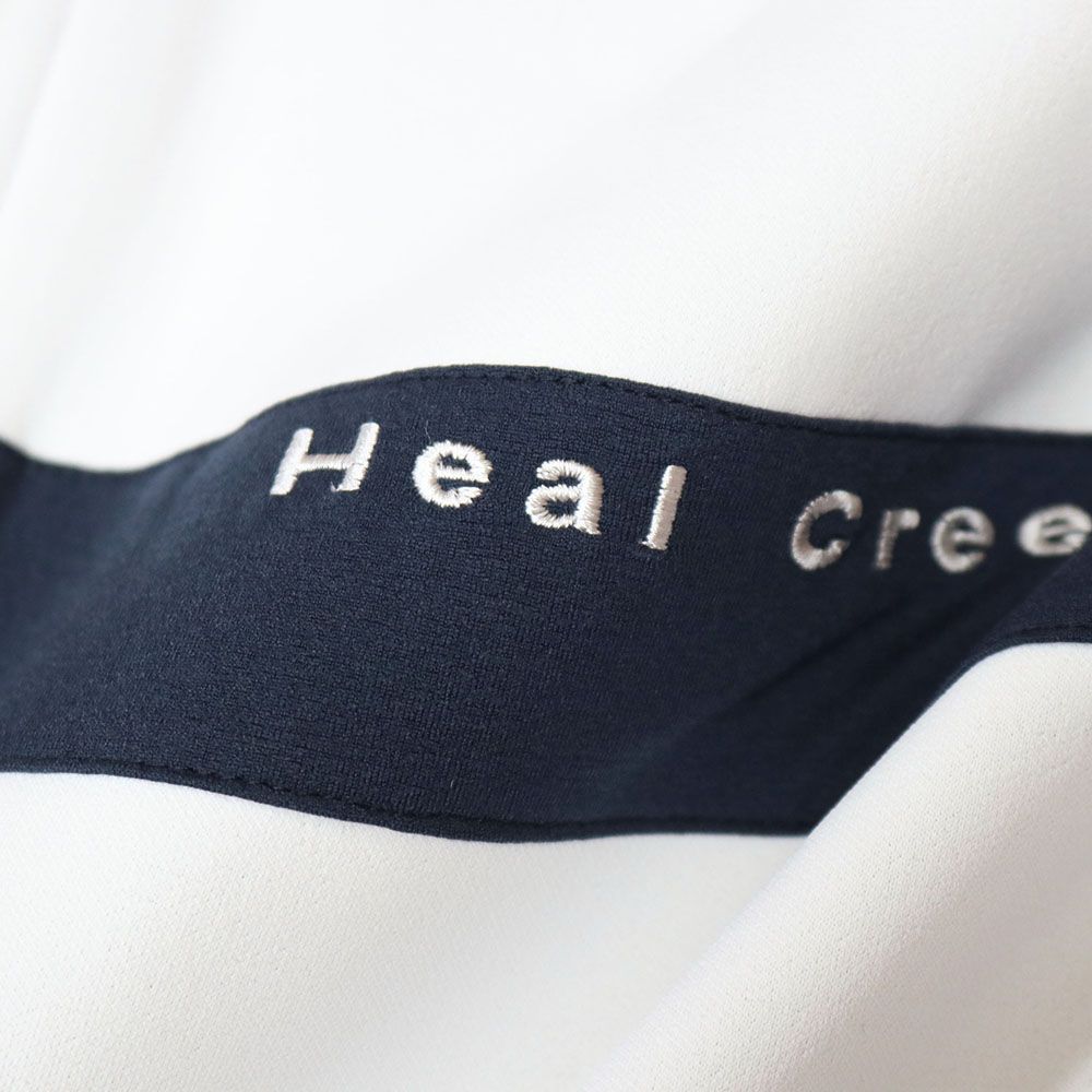 Heal Creek 中綿ジャケット 52 紺 グレー 2WAYジップ ゴルフ