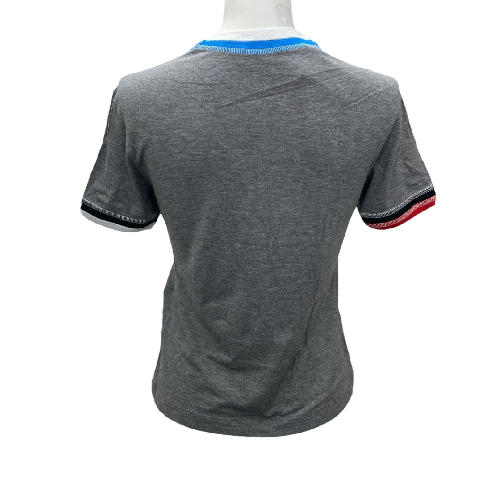 □フェラガモ FERRAGAMO Tシャツ カットソー 半袖 グレー カジュアル 