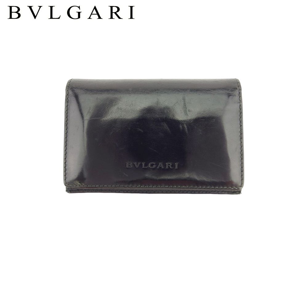 LULY　【新品】 BVLGARI 黒 カードケース シルバー ロゴ入 Amazon | ブルガリ BVLGARI カードケース メンズ 名刺入れ