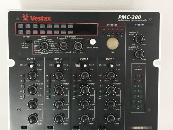 VESTAX PMC-280 DJ ミキサー オーディオ 音響 べスタックス 中古
