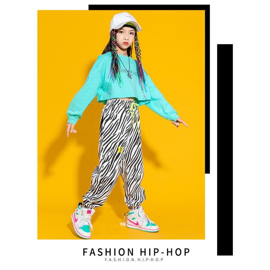 キッズダンス衣装 派手 ヒップホップ ストリート 上下2点セット（ブルートップス+パンツ） 子供 キッズ ダンス 衣装 男の子 女の子 こども　ジュニア hiphop jazz jiaai02