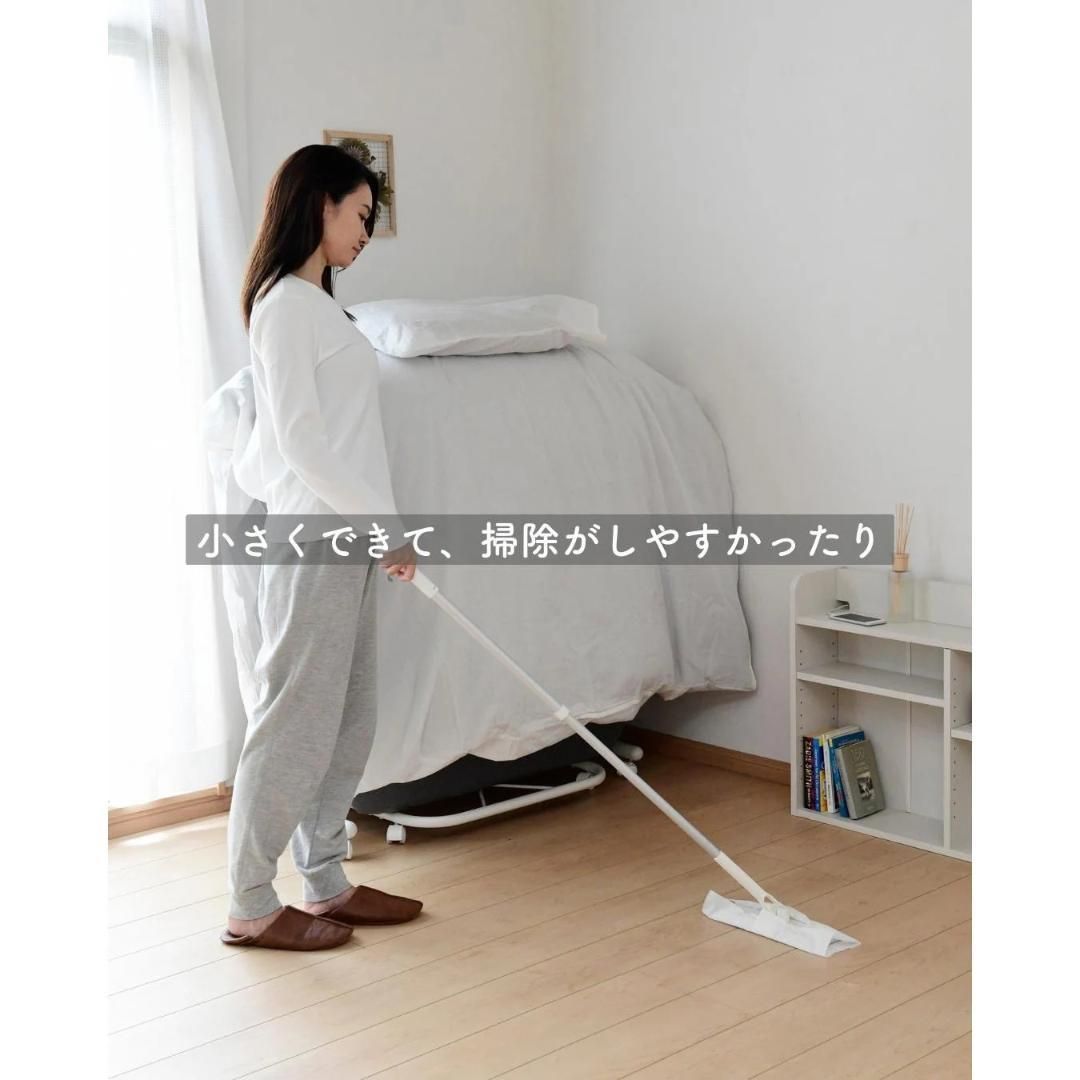 リクライニング折りたたみベッド シングルサイズYFB-1(R)S(BK/MBK