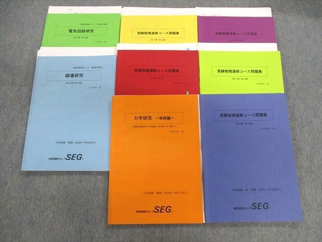 UH01-006 SEG 受験物理速修コース/電気回路/磁場研究などテキスト通年 