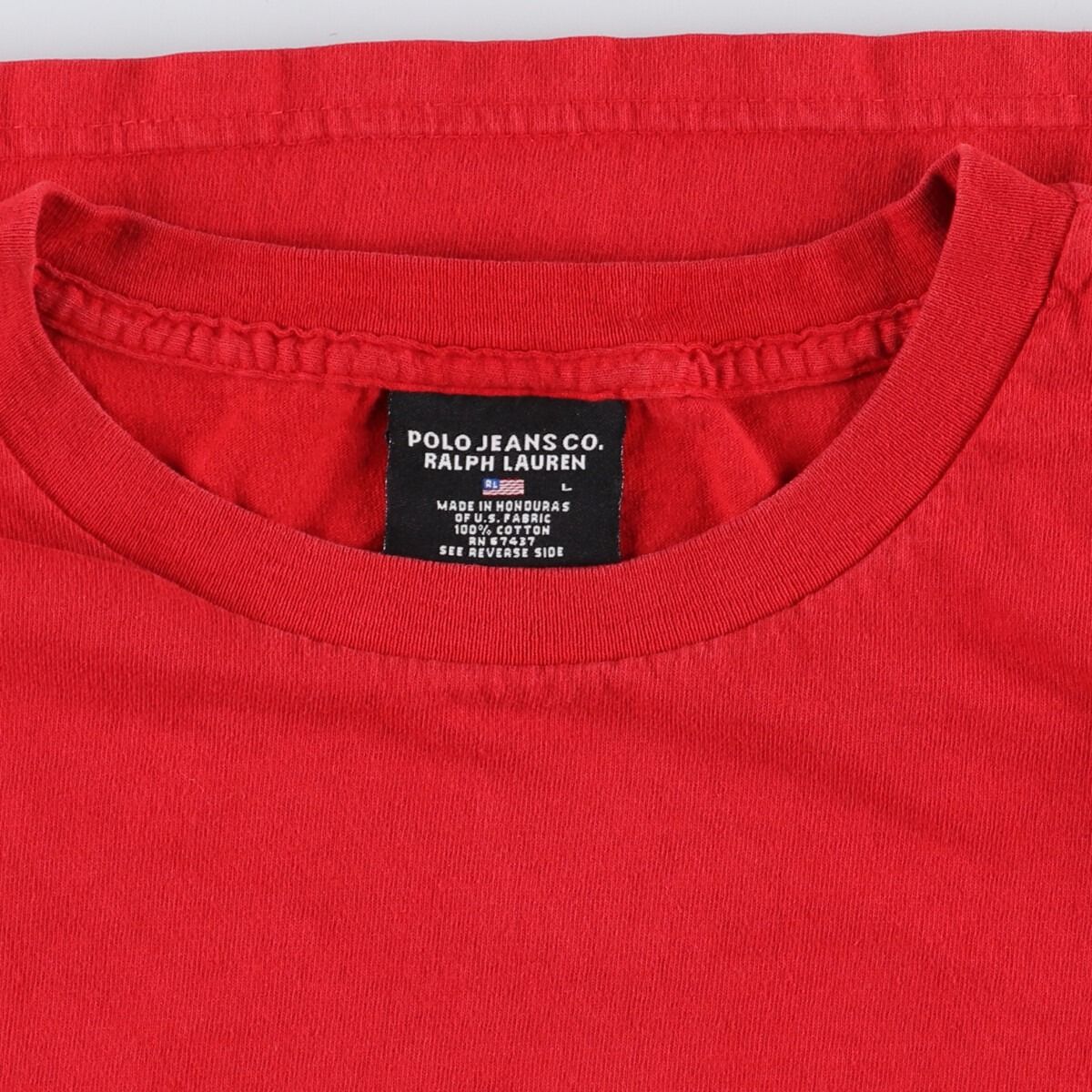 古着 ラルフローレン Ralph Lauren POLO JEANS COMPANY 両面プリント 