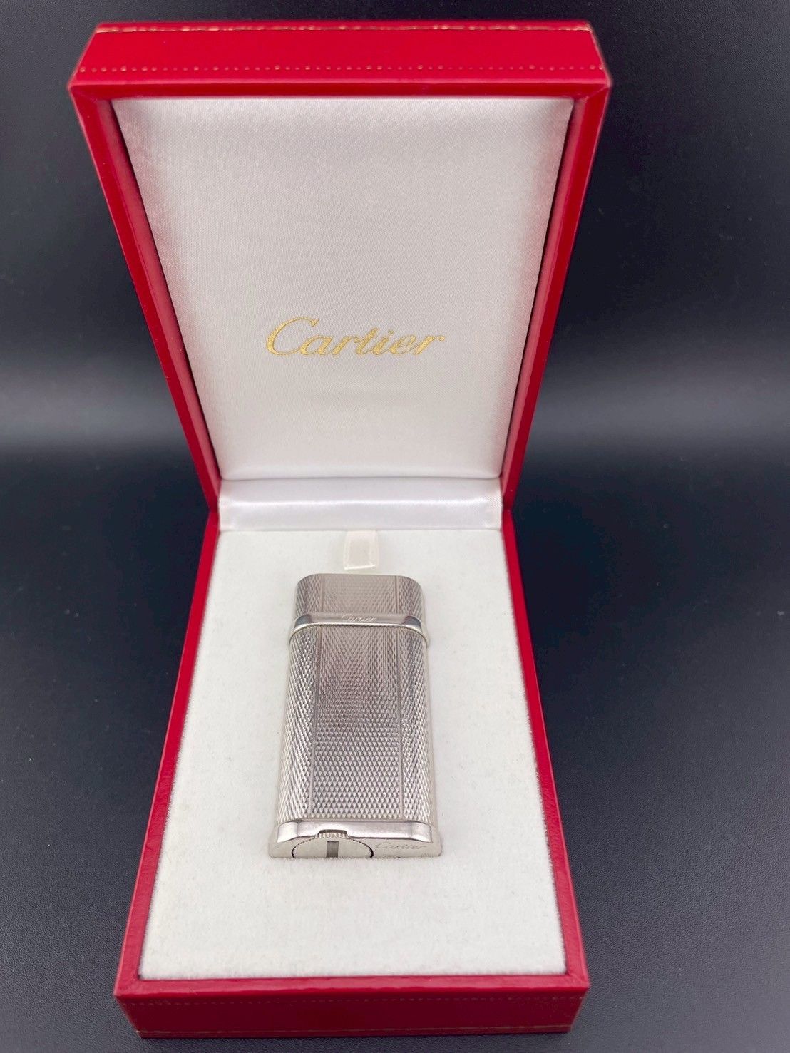 Cartier カルティエ ライター デュポン 箱 説明書付き ファッション小物