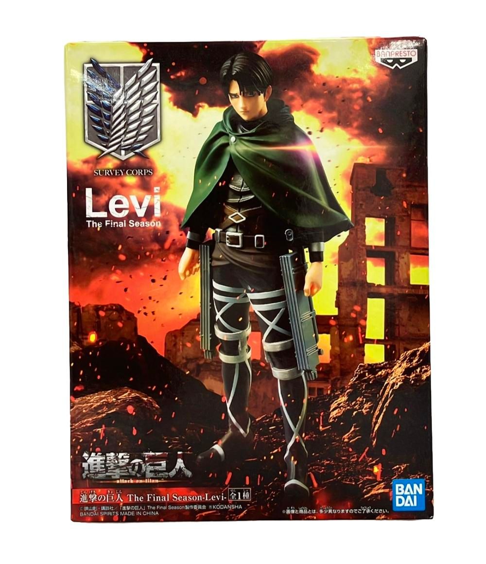 美品 進撃の巨人 フィギュア 進撃の巨人 The Final Season-Levi- バンダイ