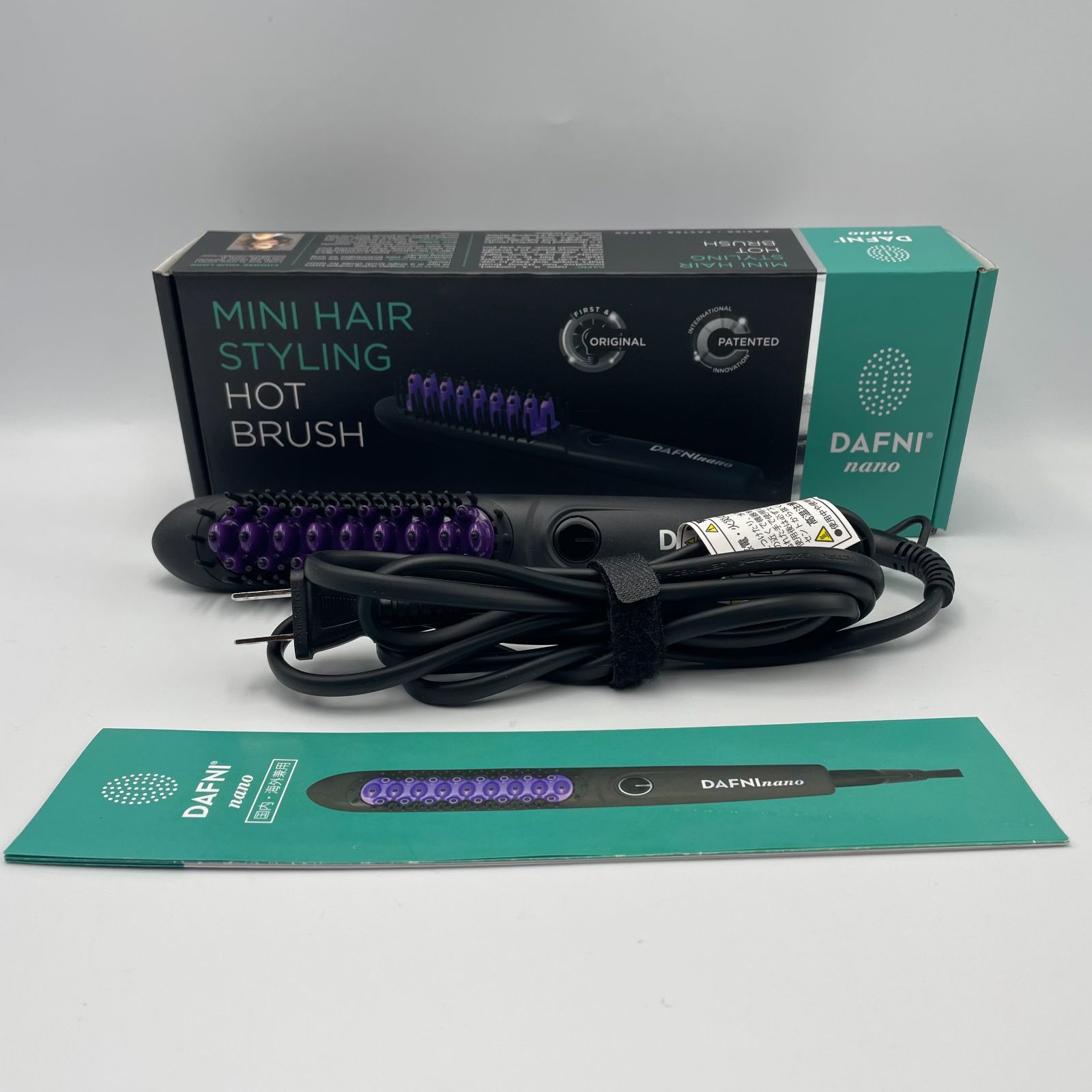 ヤーマン ストレートヘアアイロン ブラシ型 ツヤ DAFNI nano ヤーマン