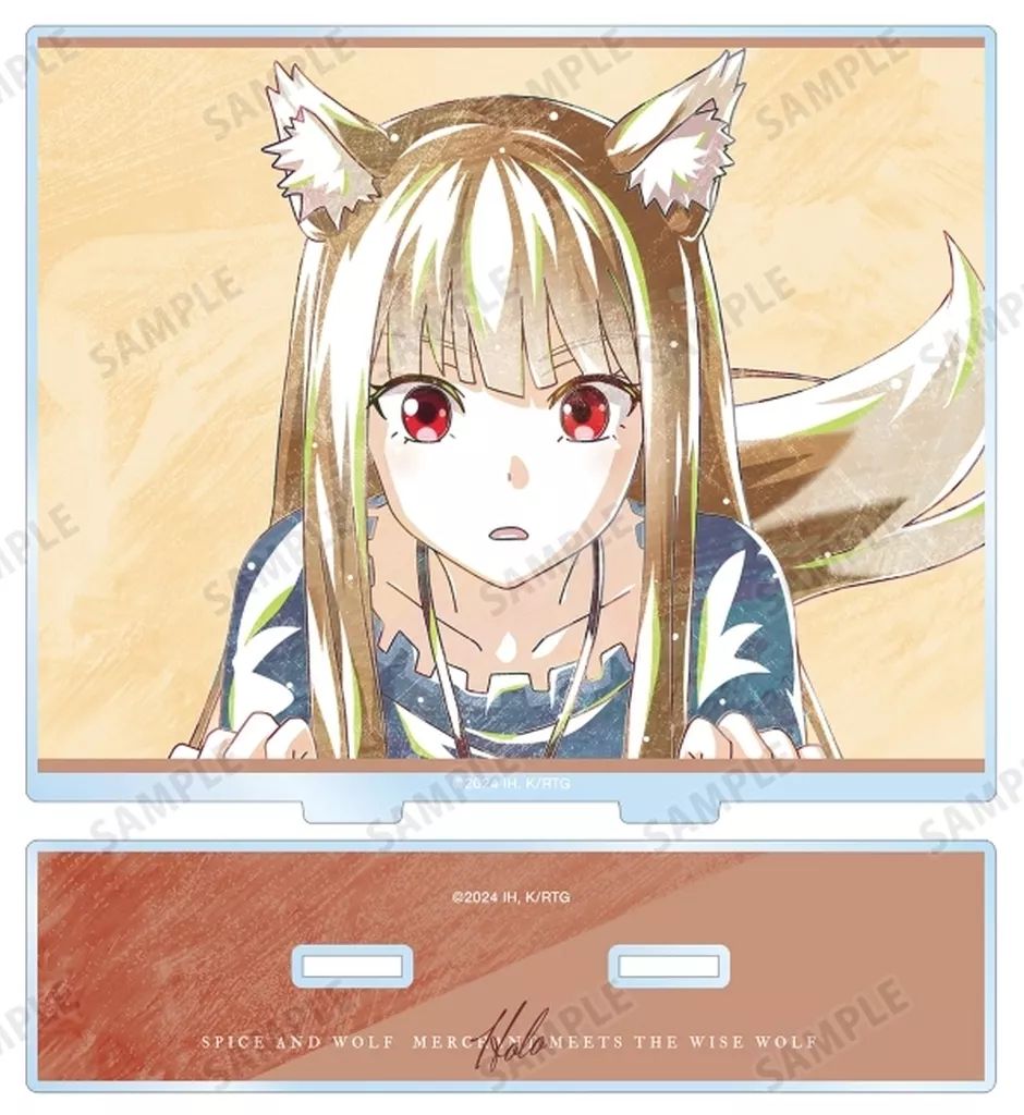 狼と香辛料　ホロ ￼スタンドパネル TVアニメ「狼と香辛料 MERCHANT MEETS THE WISE WOLF」 アクリルキャラ