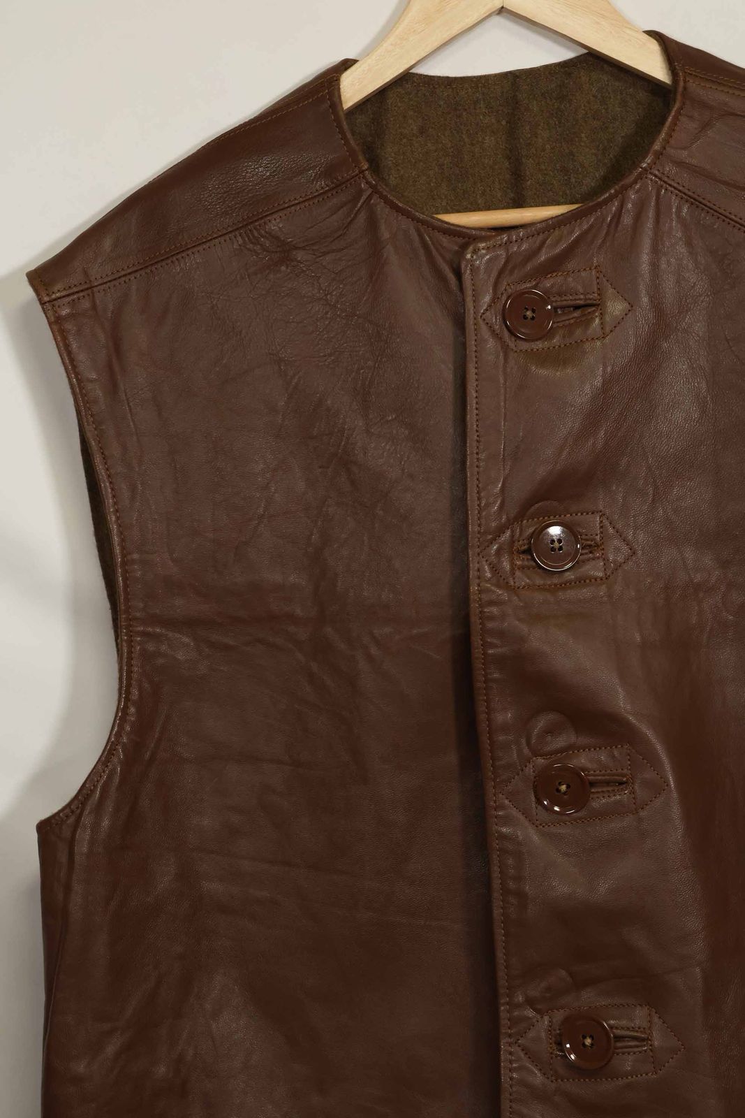 ⭐︎激レア⭐︎1918年製 ジャーキンベスト WWI JERKIN VEST | LEATHER JACKET(MIL) | The Real McCoy's