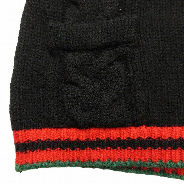 18SS グッチ GUCCI シェリーライン オーバーサイズ ケーブルニット  