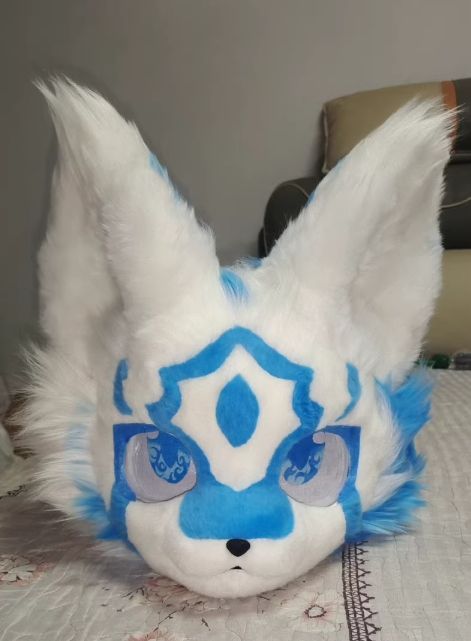 キツネ 青
