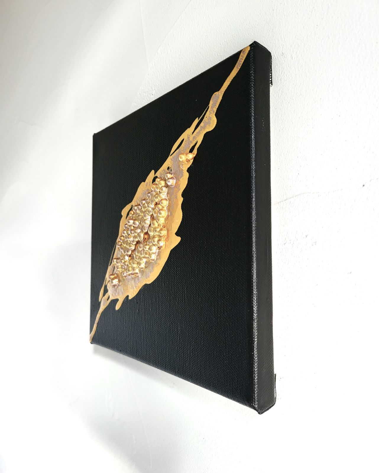 ビッグバンⅠ/ BigBangⅠ - テクスチャーアート キャンバス 18×18㎝ S0