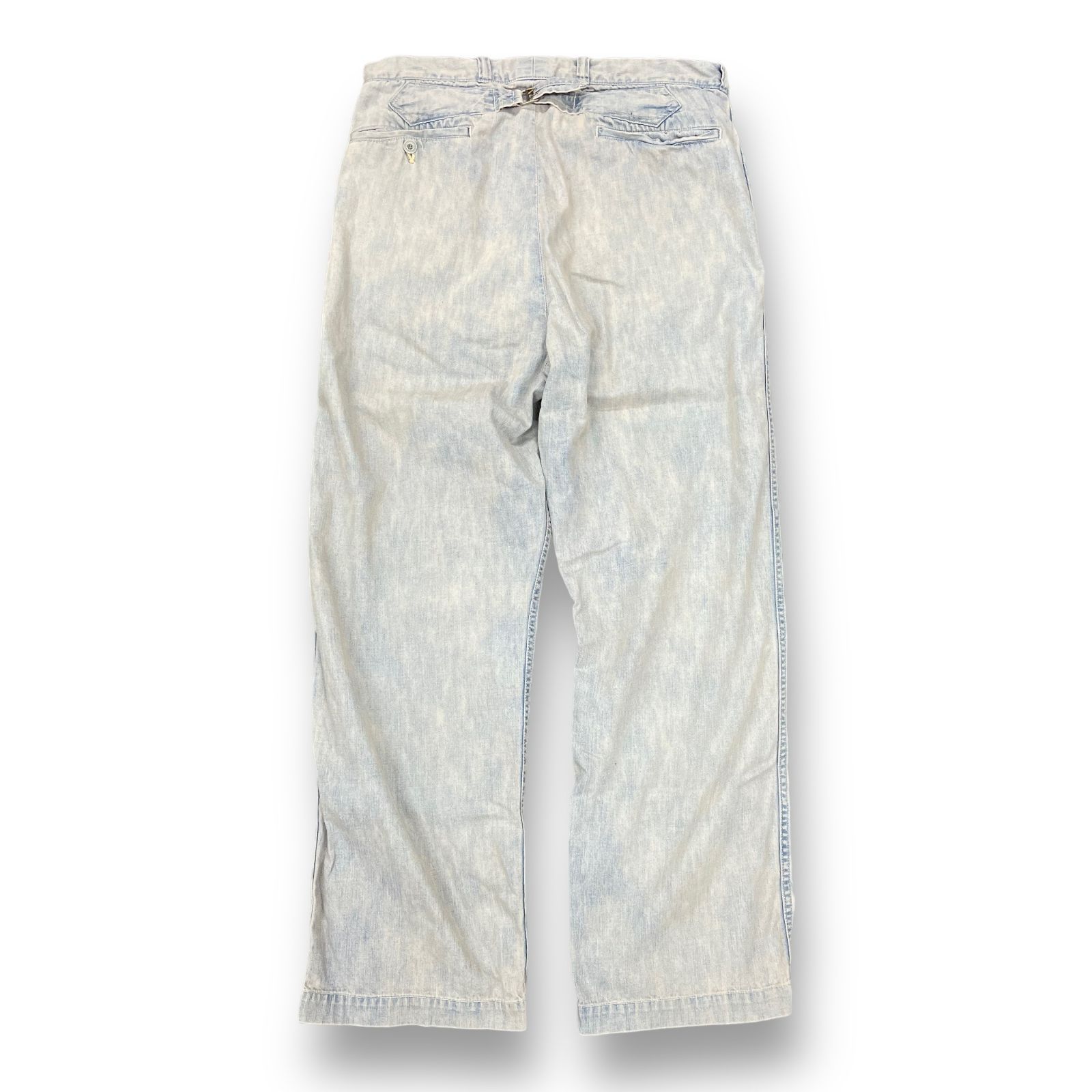 定価44000円 新品 A.PRESSE 23SS Vintage Prisoner Denim Trousers ヴィンテージ プリズナー デニム  パンツ トラウザー アプレッセ 23SAP-04-12M INDIGO 3 - メルカリ