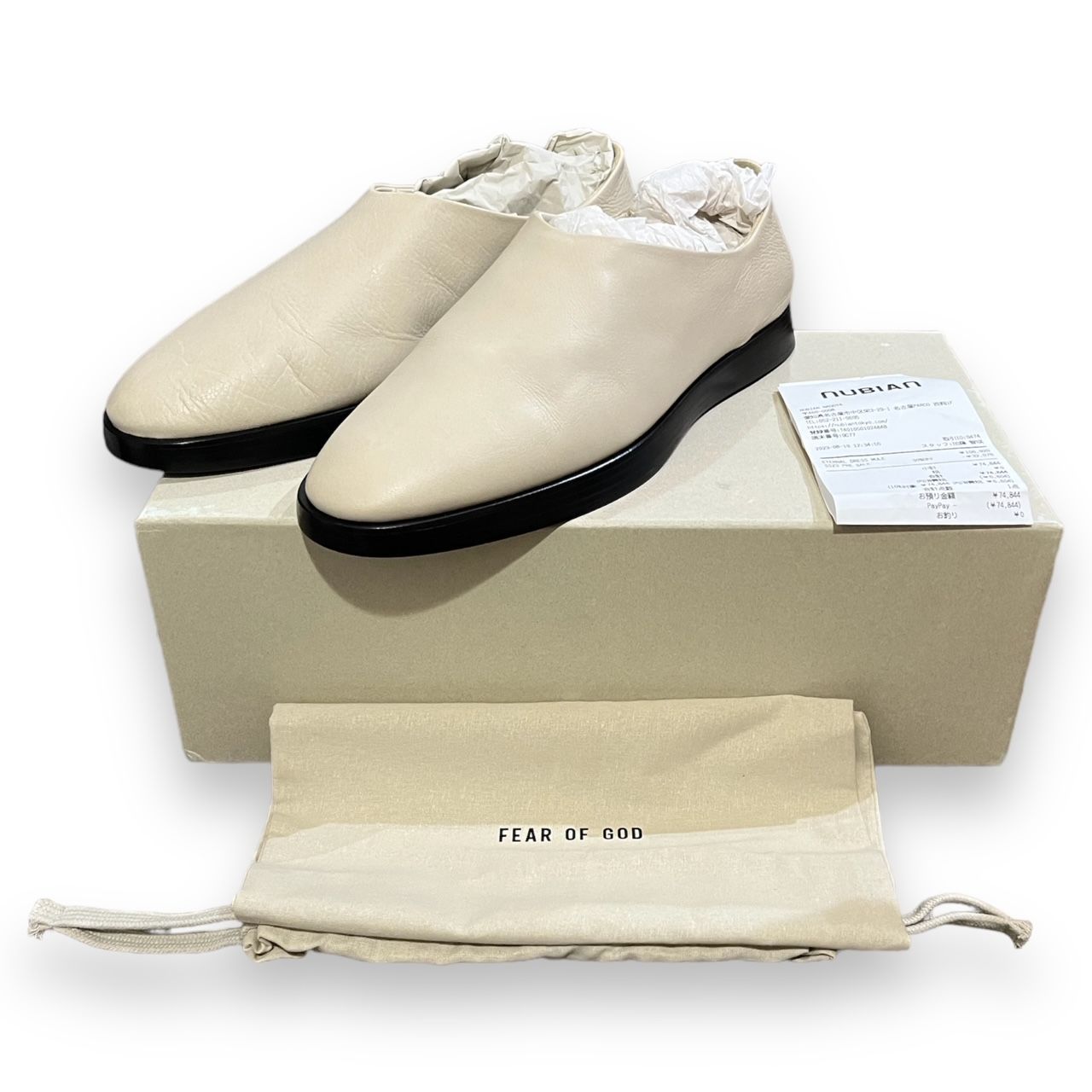 定価106920円 新品 FEAR OF GOD 22AW ETERNAL DRESS MULE FGE80-204FLT 