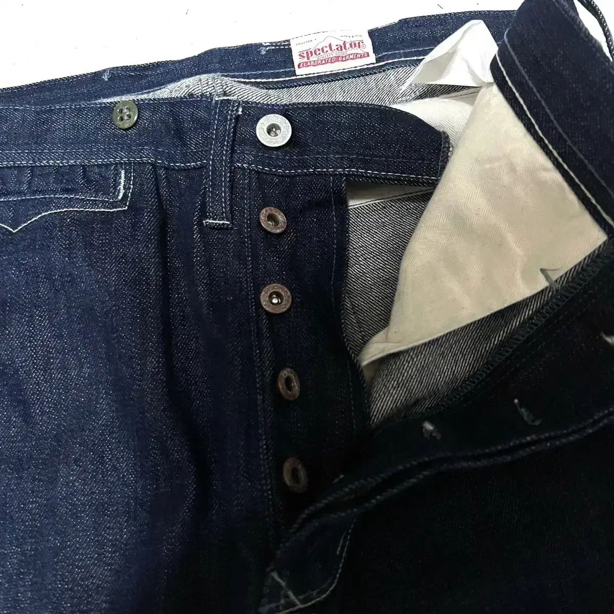 デニムパンツ セルビッジ