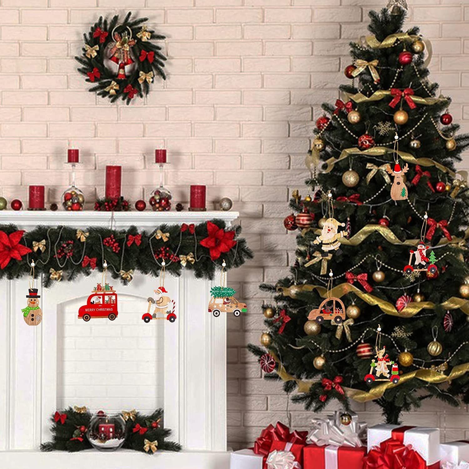 吊り下げ型クリスマスツリー オーナメント まとめ売り 【公式通販】