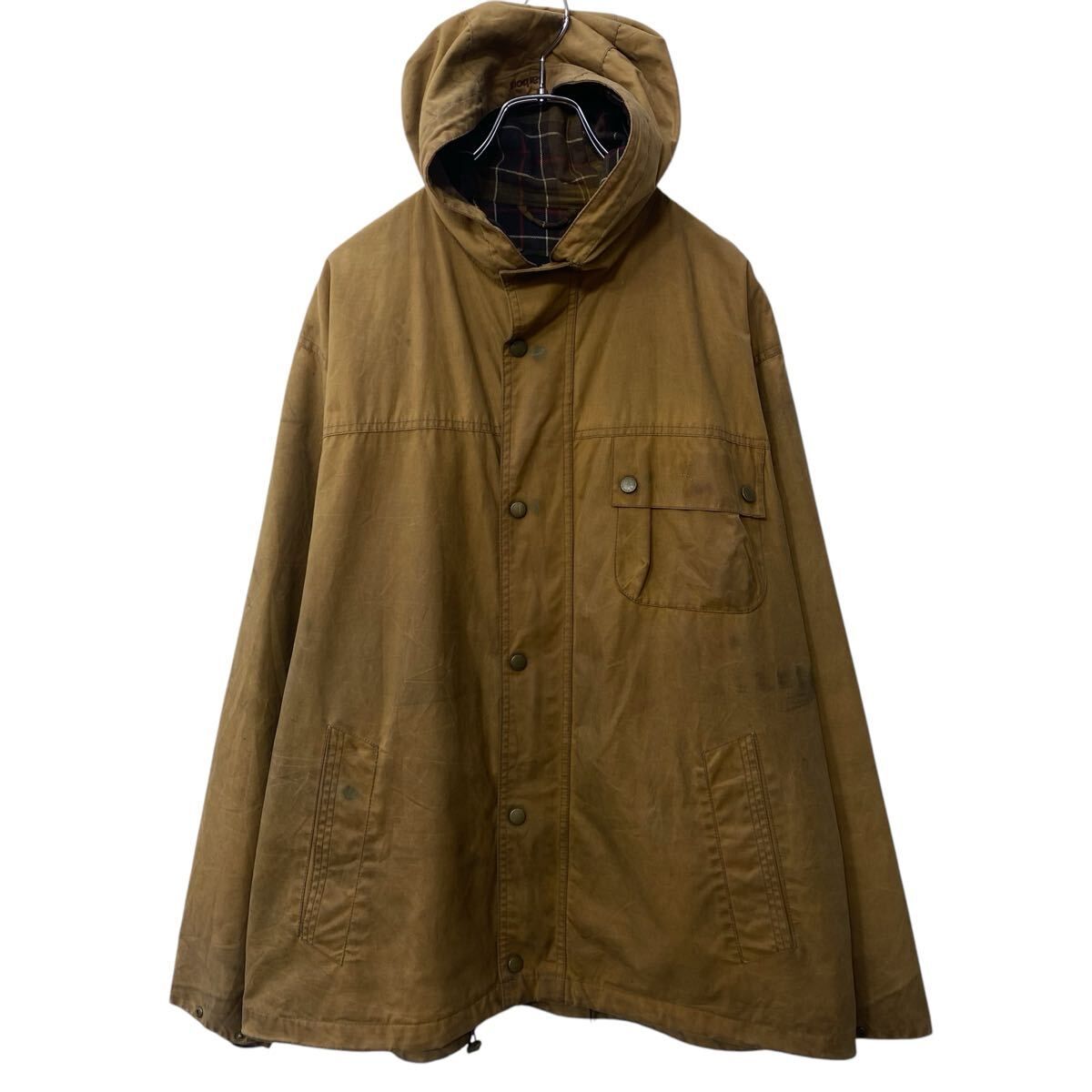 Barbour オイルドジャケット ダーハム カグール XL ベージュ バブアー 古着卸 アメリカ仕入 a705-5014